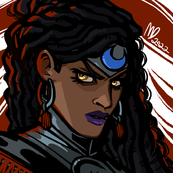 birdsofjoy's tweet photo. portraits of nyx and hades 2 new kid reveals nemesis and moros 🥳 #hadesgame https://t.co/bav6obkRkp