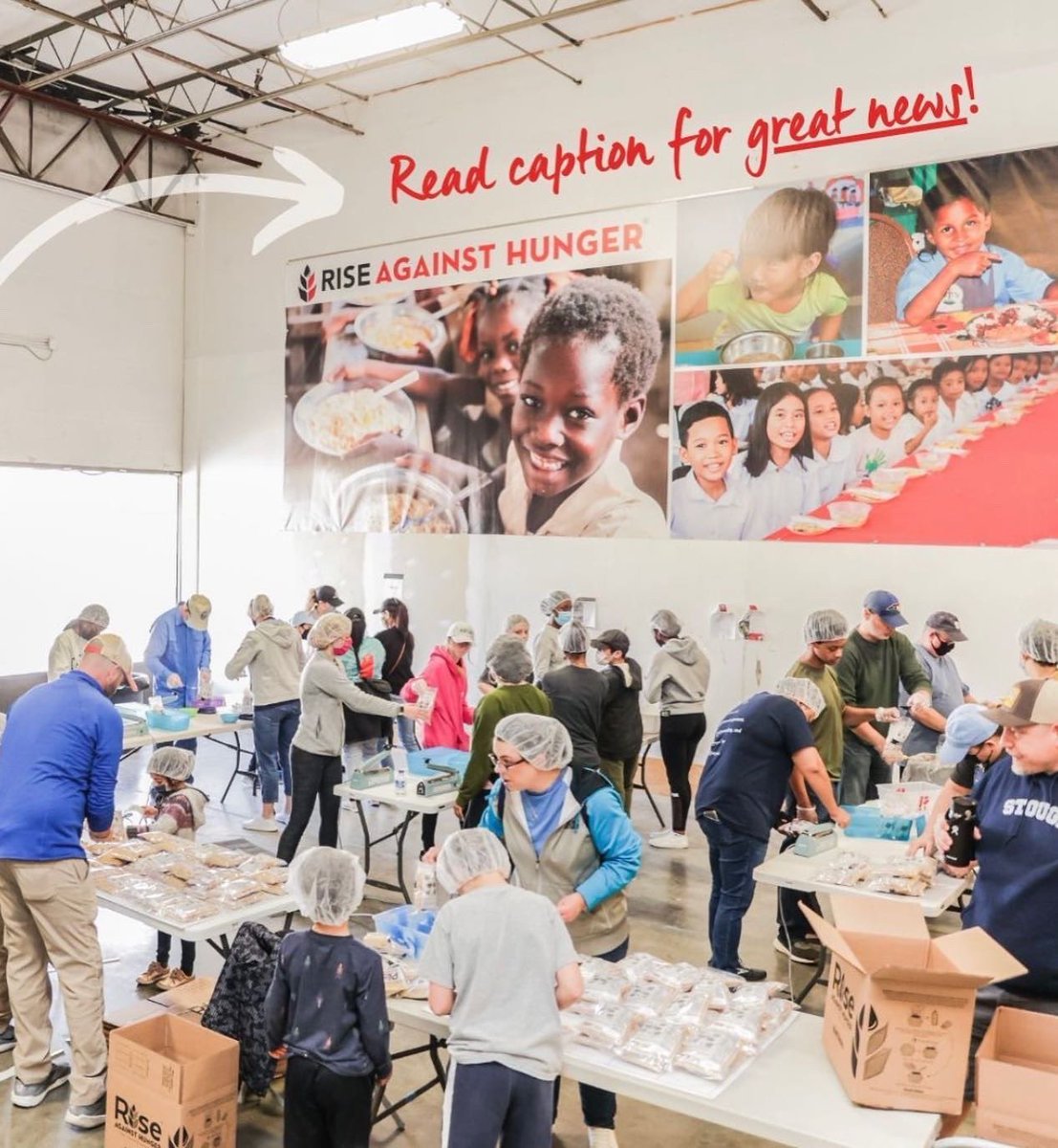 On Jan 14, 2023, We are volunteering with <a href="/Rise2030/">Rise Against Hunger</a> to help pack over 50,000 meals for the hungry and we need your help!

lnkd.in/gBNEiNDa
