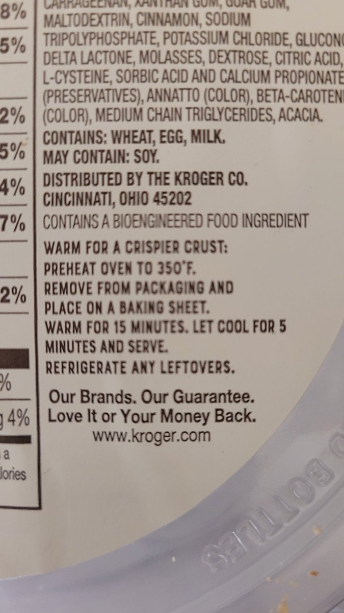 ShotokuTech on Twitter "Me Finished Pumpkin Pie Kroger Contains a