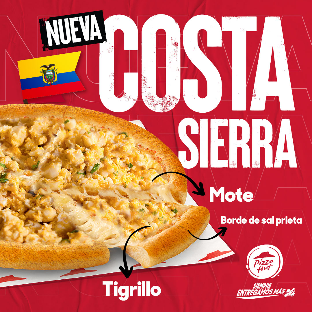 ¡Como tú lo pediste! 😱😱 Se viene la nueva pizza ecuatoriana para terminar el año 🇪🇨🍕❤️ La Costa Sierra de Pizza Hut ¡ESPÉRALA PRONTO!