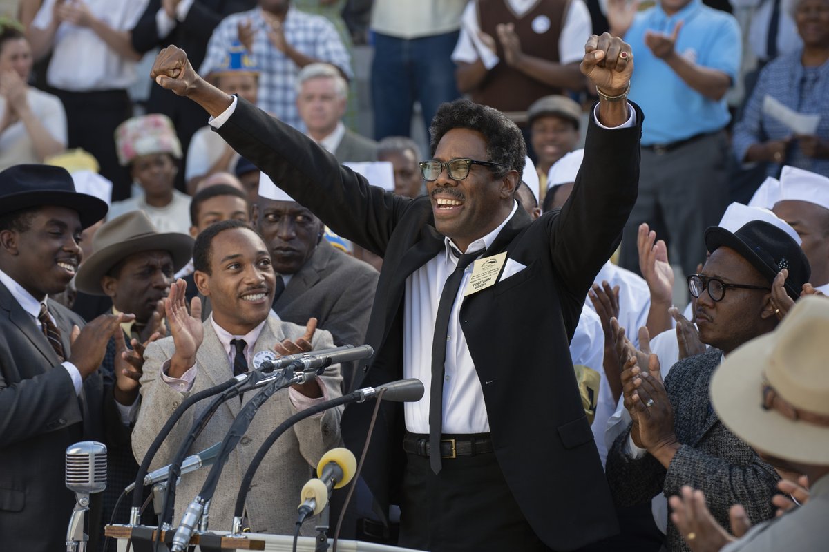 .@IMDb gives a sneak peek into the @netflix biopic, Rustin in the Latest Stills. The film has a star-studded cast including @colmandomingo playing the titular role of Bayard Rustin. See the incredible cast lineup on IMDbPro: imdb.to/3PwAjpg