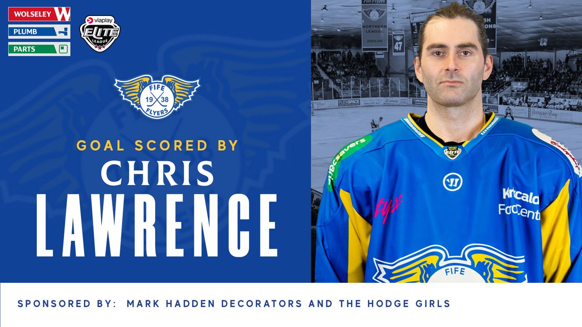 Fife Flyers on Twitter "🚨 𝐅𝐥𝐲𝐞𝐫𝐬 𝐆𝐨𝐚𝐥! Goal scored by Chris Lawrence Fife Flyers 2 1 Dundee