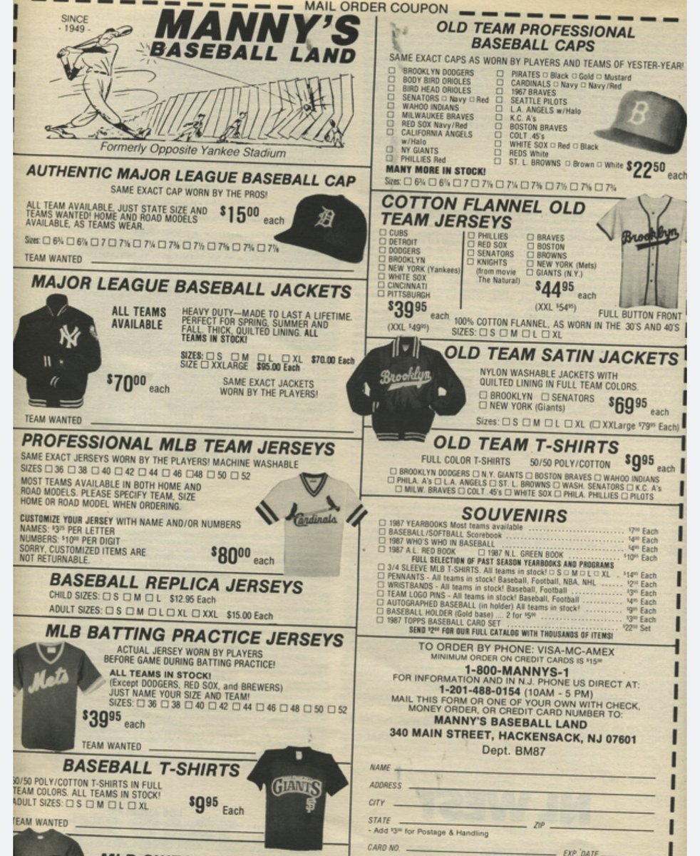 darrenrovell's tweet photo. Hard to believe Eastbay is closing. They were the ultimate catalogue us kids of the 90s looked forward to. Perfectly stepped in for Manny’s Baseball Land, the predecessor sports mail order king. https://t.co/eRalaU4H7N
