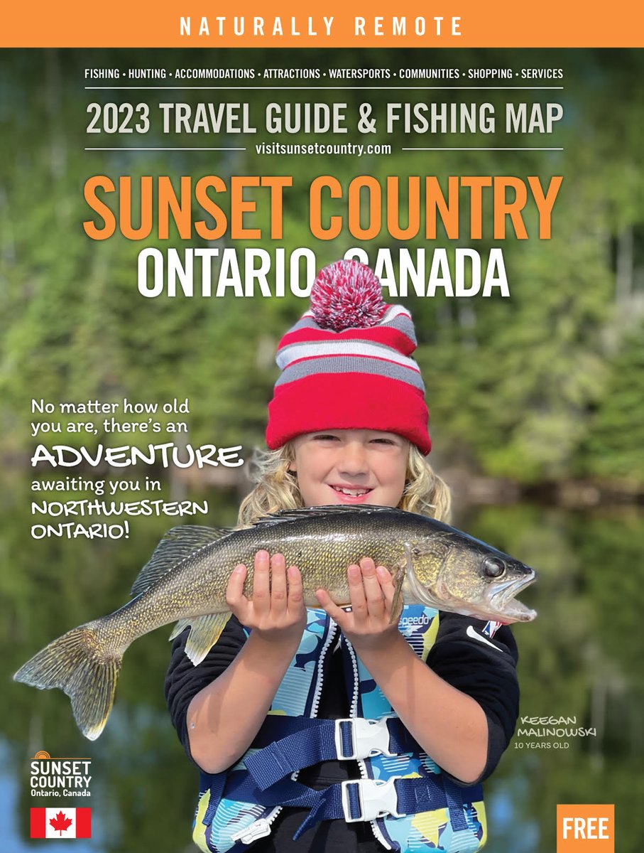 Sunset_Country's tweet photo. The brand new 2023 travel guide and map are at the printers and will be ready soon, 

You can order your copy now and we will send it to you as soon as it arrives. 

#visitsunsetcountry #discoverOn #travel #vacationguide #canada #sunsetcountry #ontario #outdoor #fishing #explore https://t.co/1KsCyCKPqh