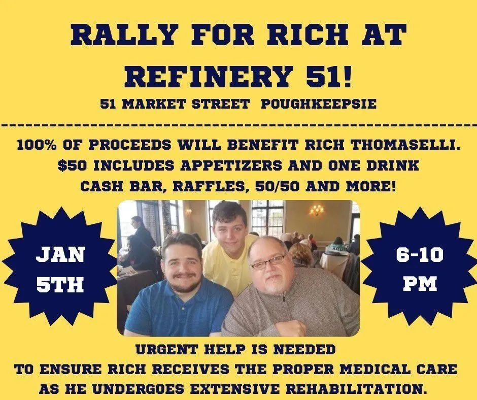 Please consider helping dear friend Rich Thomaselli.... He has been a huge supporter of local athletes for decades and is one of the Hudson valley's best! instagr.am/p/CmrulIEAHG7/