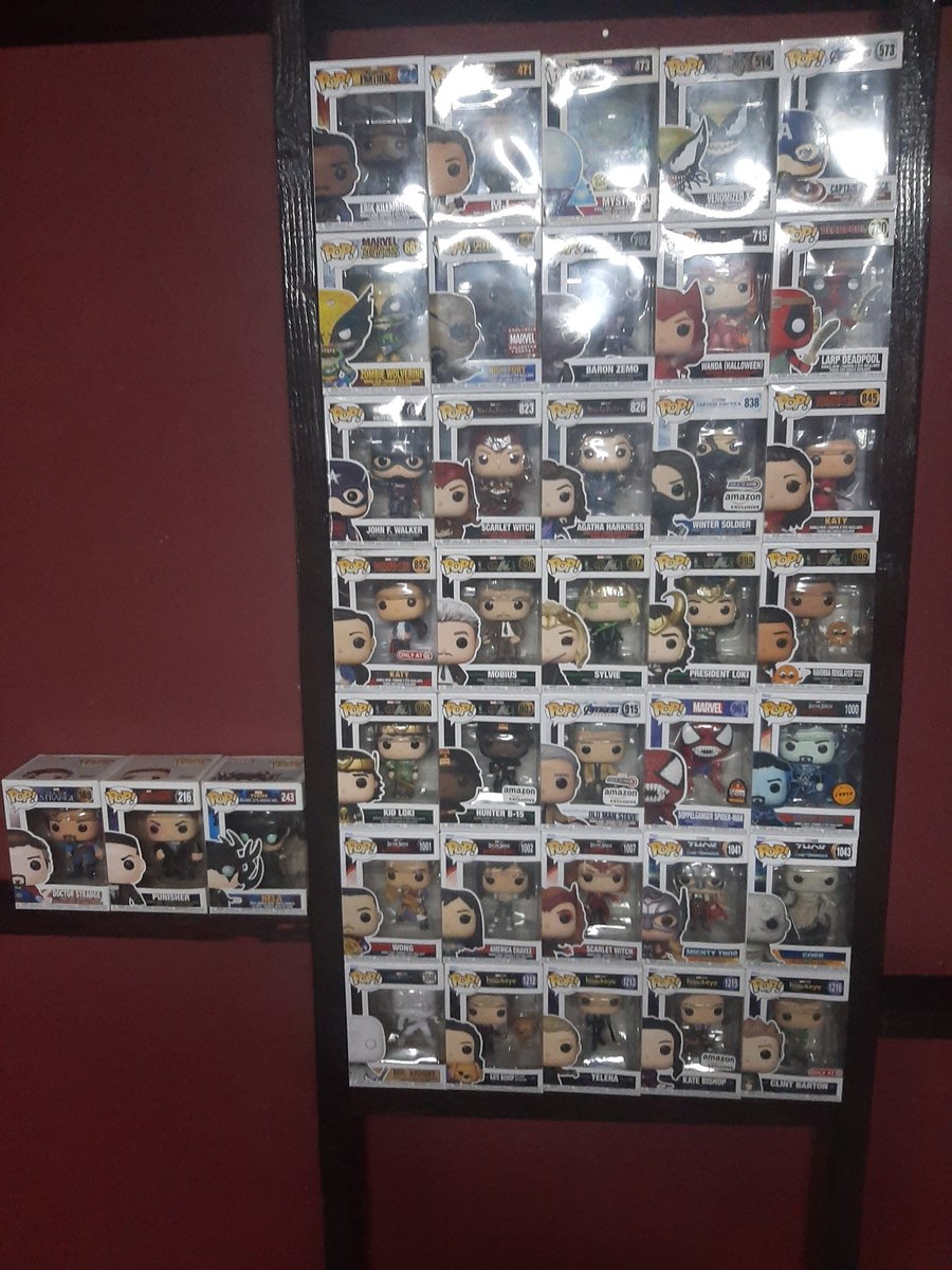IA_JessicaJones's tweet photo. 🐺: Al parecer, mi adicción de funkos incrementó  más de lo que pensé...

*Alguien necesita más espacio en las paredes* https://t.co/kRWt3gq962