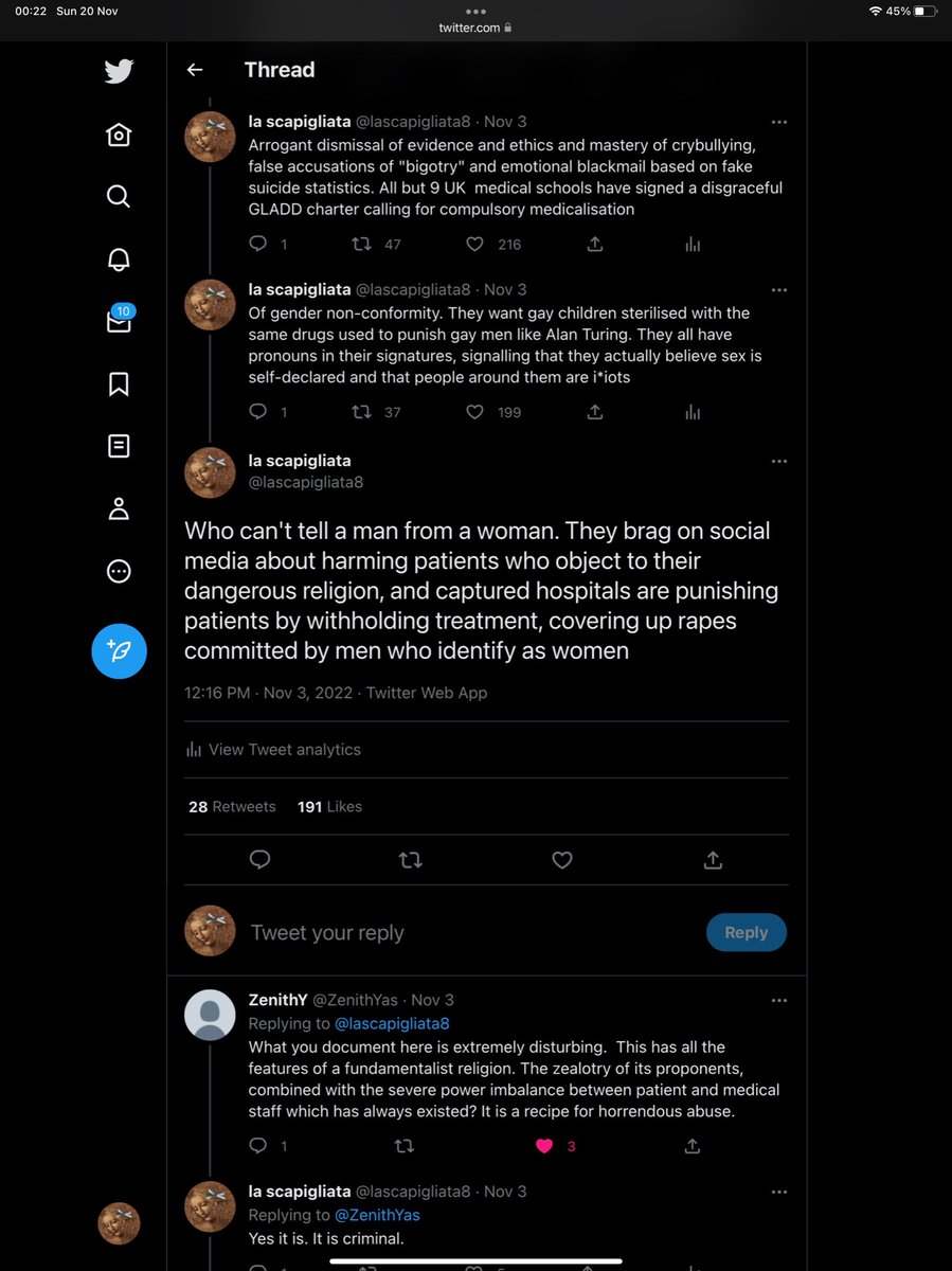 InTheRightBody's tweet photo. Twitter just denied another appeal by @lascapigliata8 the author of the bestselling book #BornInTheRightBody
She continues to be banned for discussing widely reported harms ideologically captured medical professionals and institutions have already inflicted on patients @elonmusk https://t.co/Npk2jli2sC