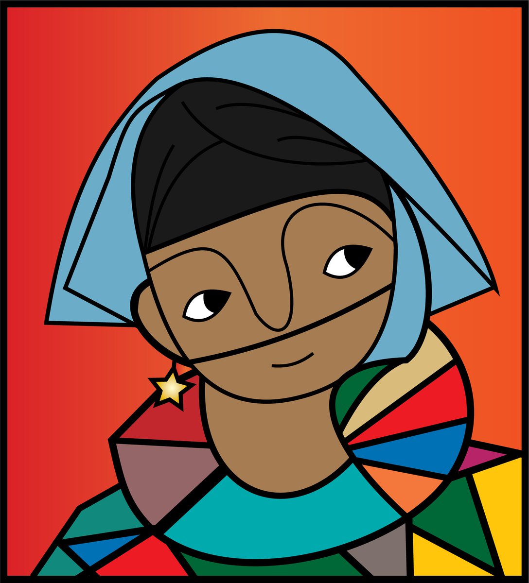 Rev_Fresh's tweet image. Created this 2D piece on the 5th of December, finished it on the 25th.
 
Inspired by Pablo Picasso's 1927 "Harlequin as a Child" oil painting. 
 
My version is titled "Madame Complacent" learn more about it on foundation.