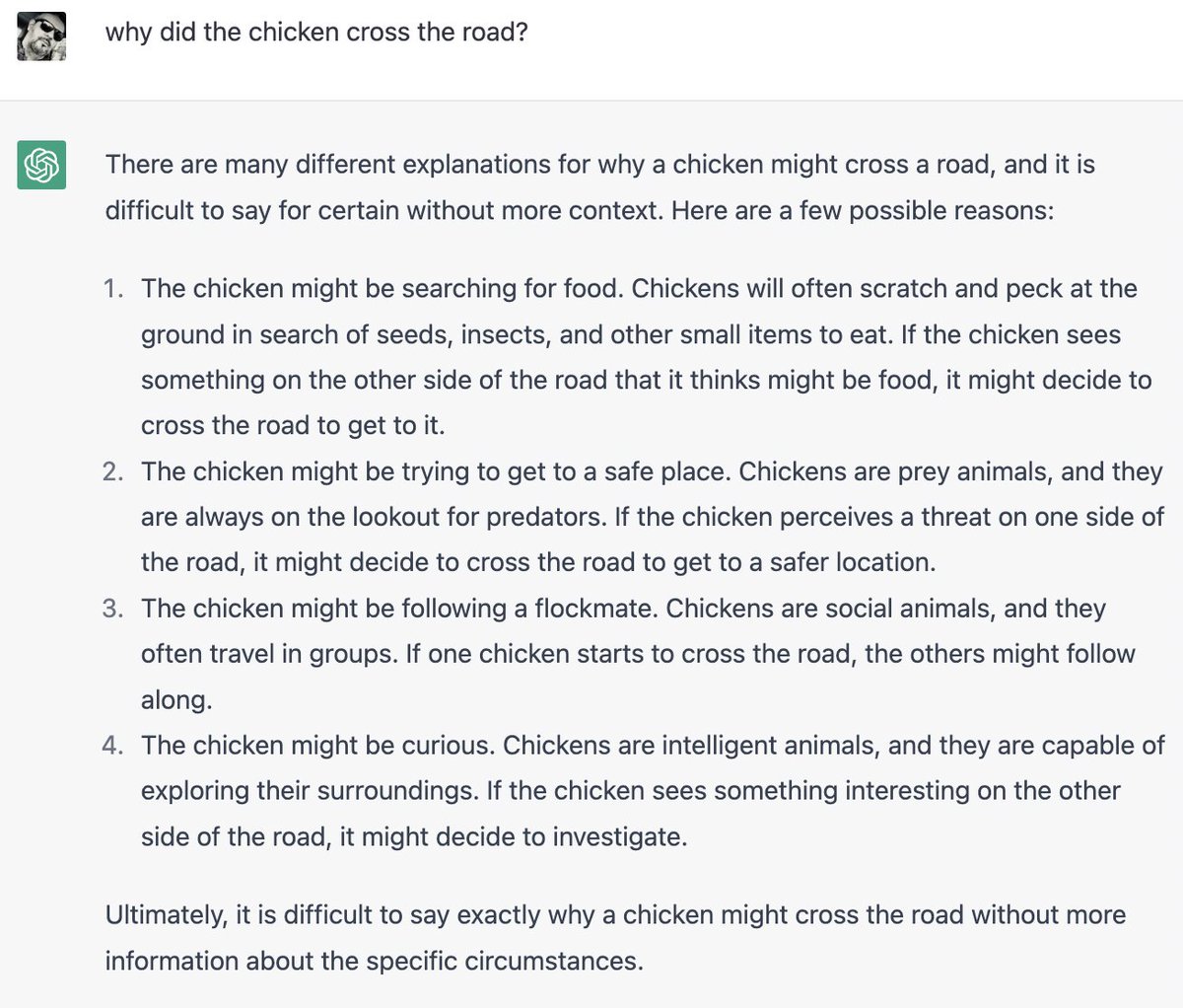 VirtualRed's tweet image. #ChatGPT must be fun at parties 🤷‍♂️🤣