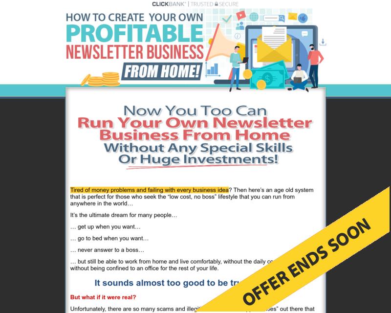 How To Create Your Own Profitable Newsletter Business From Home!

qlickbankmarketplace.com/View.aspx?id=3…

#clickbankmoney #affiliatemarketingtips #affiliatemarketingresources