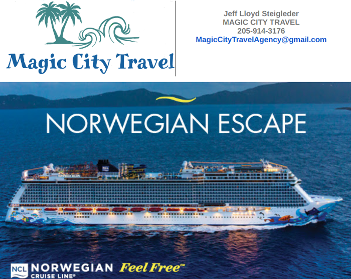 Jeffsteig's tweet photo. TIME IS RUNNING OUT.
BOOK TODAY!!!
HOOVER BUCS FUNDRAISER GROUP CRUISE! MAY 28-JUNE 4.
We are going from Miami-Puerto Plaza-St.Thomas-Tortola-Great Stirrup Cay-Miami aboard Norwegian Escape.
Balcony Cabins start at $609pp.
Call 205-914-3176  or MagicCityTravelAgency@gmail.com https://t.co/E3KK8dCCeG
