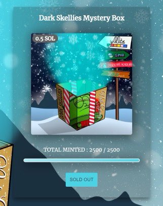 🚨 SOLD OUT 🚨 

Purchase your boxes on secondary if you want more or missed out : 

magiceden.io/marketplace/da…