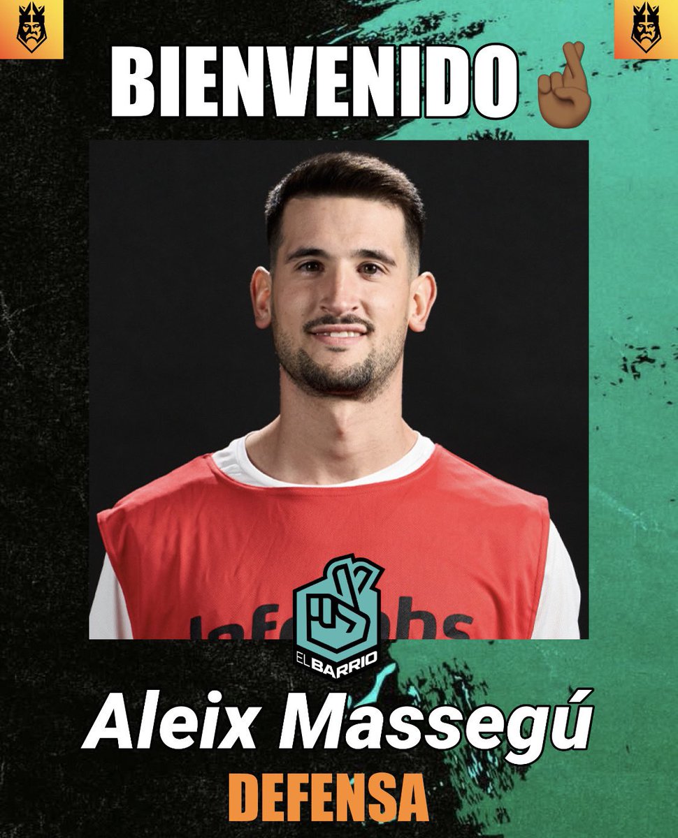 elbarrioklk_'s tweet image. 🚨⚔️ Nuestro segundo fichaje. Un auténtico muro, seguridad y poderío, todos tranquilos que ya tenemos a Aleix Massegú en la defensa de el barrio.

#somoselbarrio