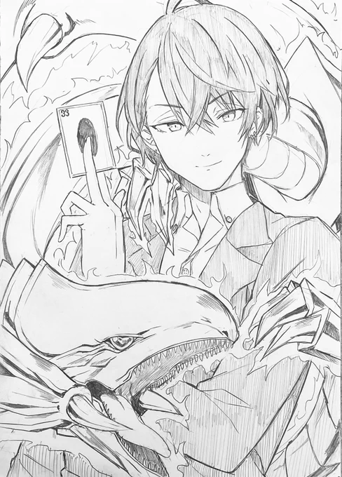 アナログ社長  #にじさんじ五十音順に描いたら渡会雲雀の時には画力上がってる説 #加画美 
