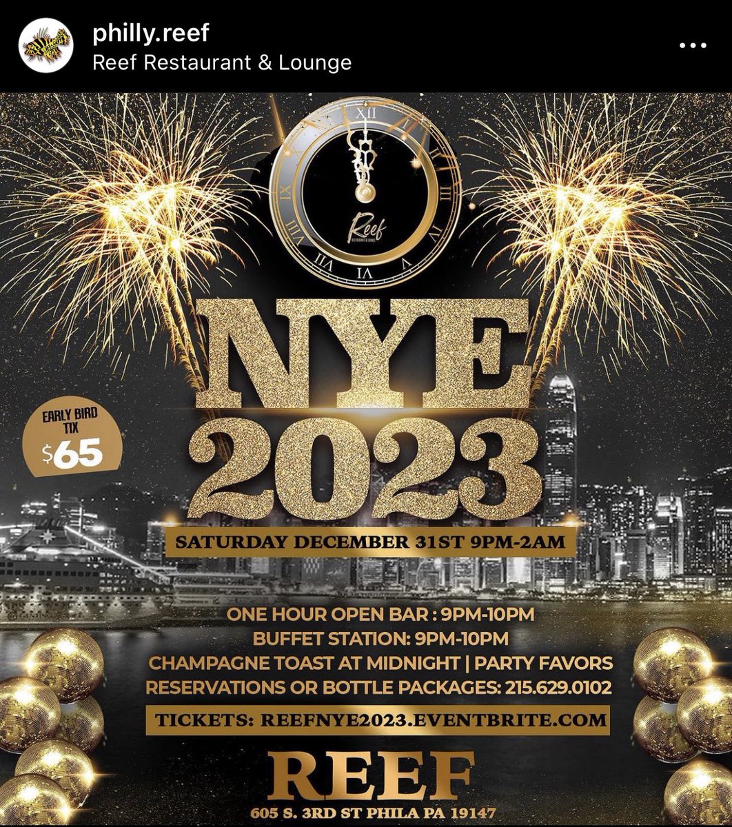 PhillyReef's tweet photo. READY FOR THE COUNT DOWN NYE 2023! https://t.co/FjhYMTURbR