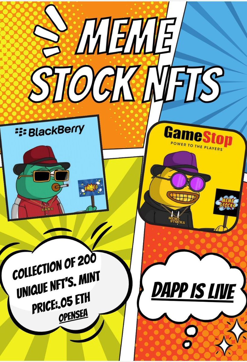 $BANG is going to be a banger IMO

Looking to bring crypto and stocks together, by closing the gap between Reddit (stocks) and Twitter (Crypto) communities

▶️Whitepaper release on Christmas
▶️NFT Dapp is LIVE
▶️25% of liq burned
▶️Staking DAPP coming

TG
t.me/MemeStocksEntry