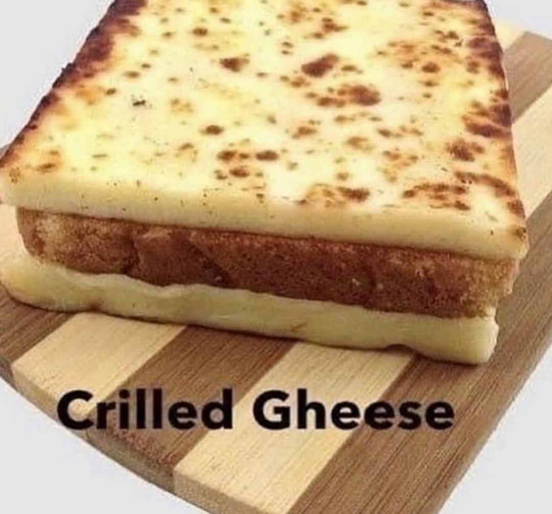 messedupfoods's tweet photo. crilled gheese https://t.co/E6xqE4KViD