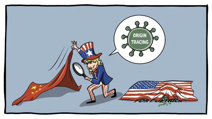 RandolphDorot12's tweet photo. Once politics is given priority over science, things are gonna get worse. Yet the US has learned nothing from its death toll, &still trys to politicize the #COVID19 #OriginTracing. https://t.co/9cxLZE8tew