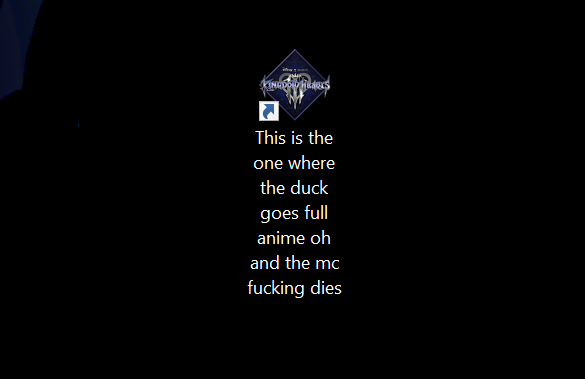 changed the name of my kh3 shortcut