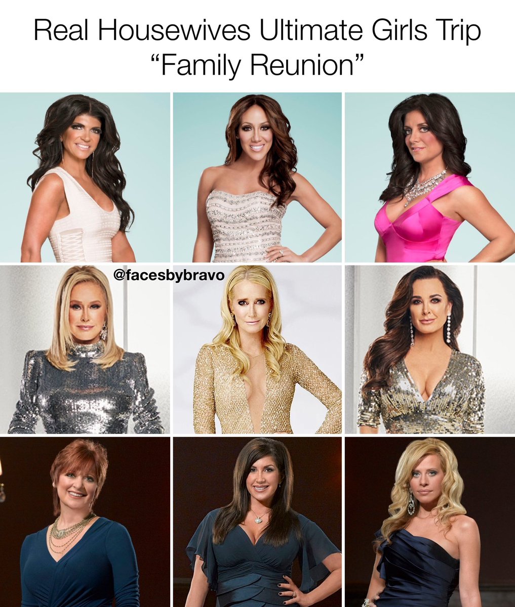 facesbybravo's tweet photo. We have watched these family members fall out on their franchises — let’s send them on a #RHUGT trip where they hash out their issues in hopes of resolving them. Will they be able to fix it and move forward as a family, or will their relationships only grow further apart? 👀 https://t.co/HJ7DmYRR7Z