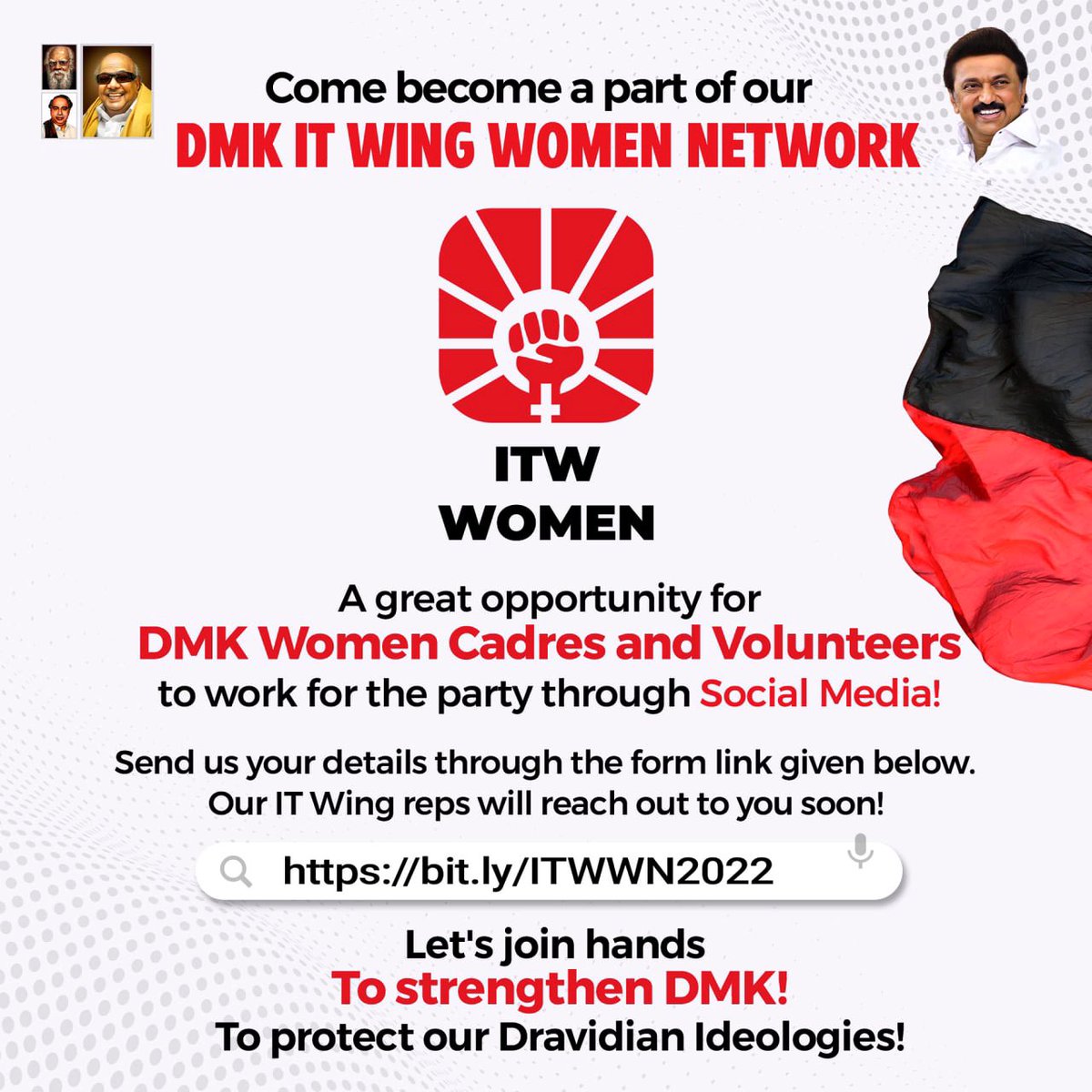 rkumarann's tweet photo. @arivalayam @mkstalin @Udhaystalin @DMKITwing @TRBRajaa @DmkChnSwItWing @mylaivelu71 @JkarunanithiMLA @drmahendran_r @ThamizhmaranA @SadhaaAzhagiri @isai_ @drtharun
மகளிர் உடன்பிறப்புகளே,
தெறிக்க விடுங்க🌄
#JoinDmkITWing #ITWwomen https://t.co/KPnPnSYwAy