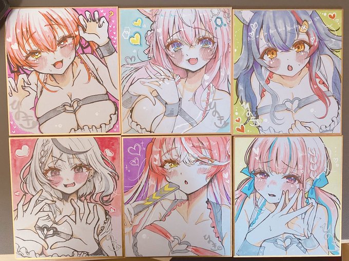ミニ色紙完成しました٩( ᐛ )و
C101で販売します〜☺️是非お手に取っていただけたら幸いです! 