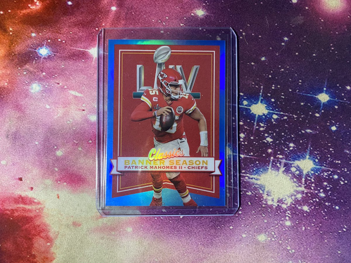 PapisSports's tweet photo. #PapisSubZeroStacker
2022 Classics Banner Season Patrick Mahomes /5
A 2021 Instant Classics /5 Sold for $80
Asking $150 OBO on the 2022 Banner Season!
Rts & Tags appreciated!
@UniqueFinds09 @sports_sell @CardboardEchoes https://t.co/HnQtqMkj5W