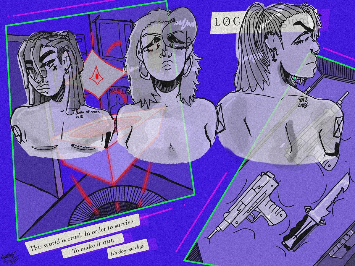 illogicallogix's tweet photo. I’m NEVER on twitter but here’s a new drawing . Check out my instagram @illogicallogix #art #artstyle #originalcharacter https://t.co/ufkUPbyiTo