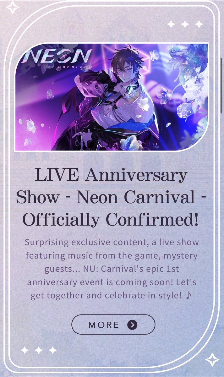 NucarnivalMemes's tweet photo. WE WON BABES LIVE ANNIVERSARY SHOW?? 😩🙌

#NUcarnival #新世界狂歡 #NUカーニバル https://t.co/gVFQfSLa1z