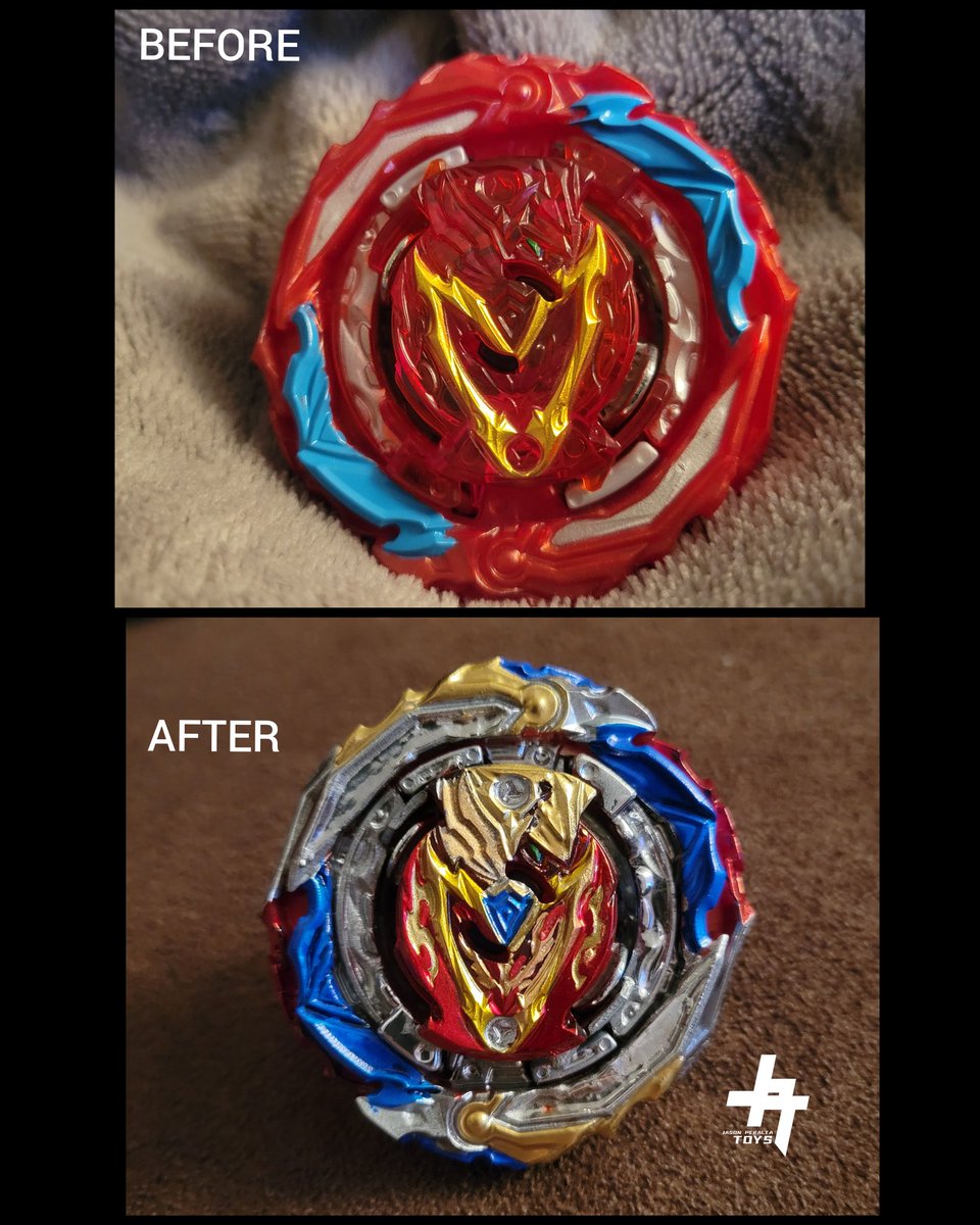 JBPeralta_Toys's tweet photo. Hasbro's Beyblade team had one job 😮💨... All good though that's where I step in 😤 #zealachillies #toyrepaint #beybladeburst #beyblade #toycommunity https://t.co/OZUnV9v3ul