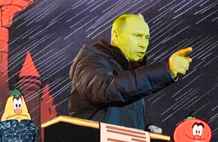 На вечные времена символом и брендом моей страны стал грязный ублюдок из питерской подворотни. Никакие Пушкины и Достоевские РоZZию уже не отмоют. Я возненавидел его с первой минуты, с первого его «мочить в сортире», на которое приблатненная Россия удовлетворенно выдохла:  «Наш».