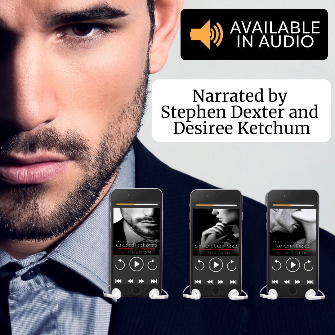 authorsnelson1's tweet photo. 🎧 The Addicted Trilogy 🎧

#Addicted #Shattered #Wanted

Available on #Audible, #Amazon and #iTunes.

Find them here ▼
https://t.co/1DnlZO4EQR https://t.co/xZ8vk8gkO5