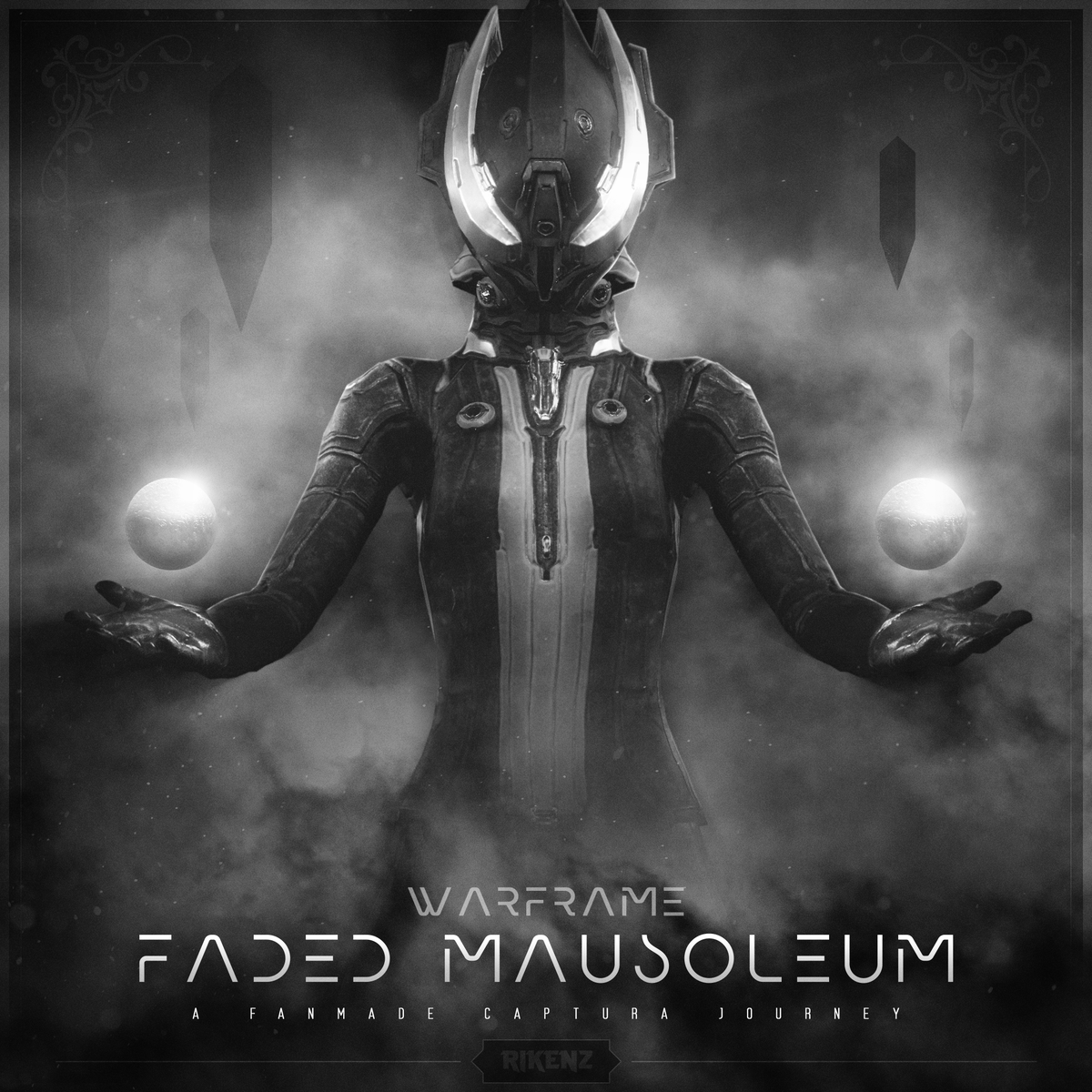 rikenz15's tweet image. Announcing my biggest warframe #captura project yet!
Faded Mausoleum is a full black and white web comic featuring captura edits and an original story created by me, coming in 2023!
#warframe #warframecaptura #warframefanart  #tennocreate