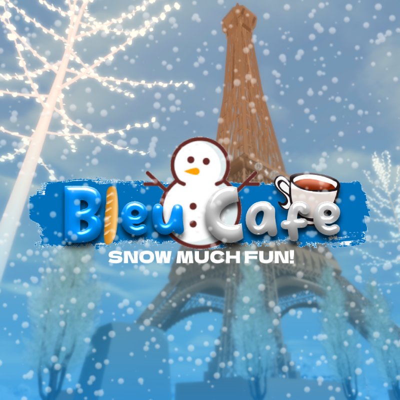 BleuCafeRBLX's tweet photo. Snow much fun! 🥶❄️ https://t.co/iYIztRXgs5
