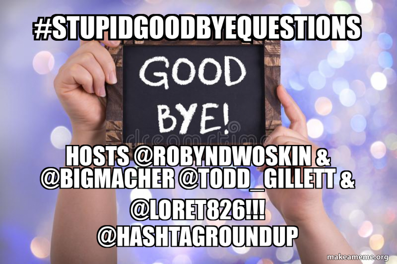OpenMicRejects's tweet photo. Robyn and Jeff are riding off into the hashtag roundup sunset.π€ πππ½
A perfect time to ask #StupidGoodByeQuestions
@RobynDwoskin & @BigMacher are guest co-hosts with
@Todd_Gillett & @Loret826!!!
@HashtagRoundup https://t.co/oBcdIdoB8g