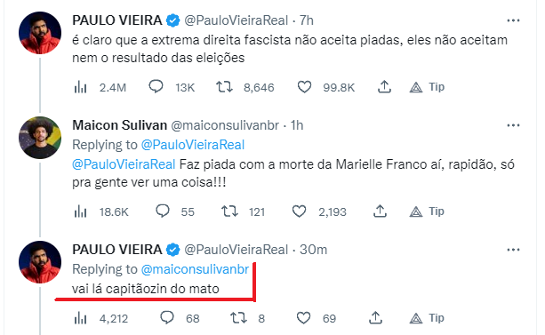 Olha o "racismo do bem" do """humorista"""".