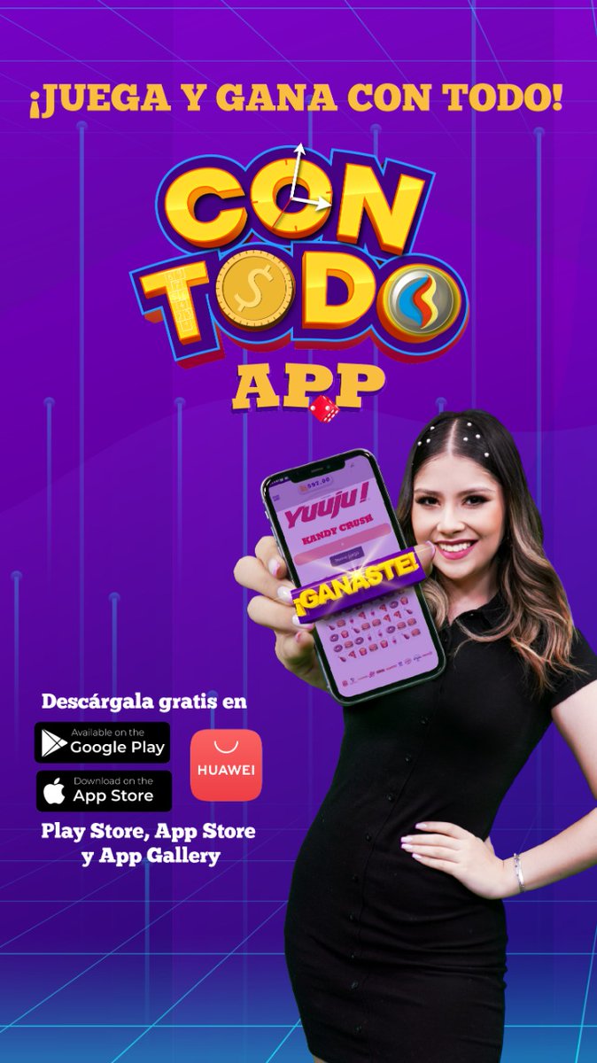 contodotvc's tweet photo. ¡JUEGA Y GANA CON TODO! Ahora más cerca de tí con nuestra nueva aplicación, donde podrás ganar muchos premios.🤩✨   
📲 Desacárgala gratis: https://t.co/8DaqMGVLON https://t.co/o6tyRlNGrA