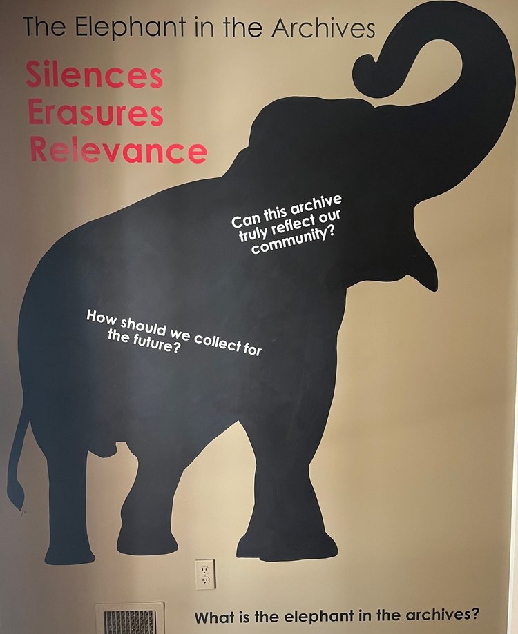SheldonMuseumVT's tweet photo. Don't miss the exhibition "Elephant in the Archives: Silences, Erasures &amp; Relevance," on view at the Henry Sheldon Museum until January 7, 2023.

Learn more: https://t.co/R2ursqVWqm https://t.co/DBuob71qNj