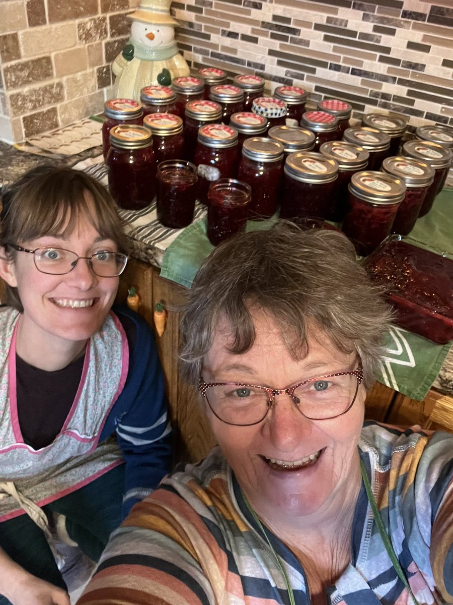 eekfarms's tweet photo. Spent today making #jam #raspberry #3berry with #blueberries #strawberries and raspberries #4berry with #blackberries. Berries purchased when they were in season and frozen for when we had time #preserve #eatwell #eatfresh @marshgirl https://t.co/tDAKZSFfV0