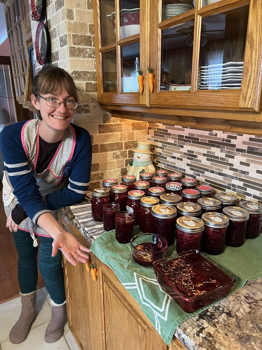 eekfarms's tweet photo. Spent today making #jam #raspberry #3berry with #blueberries #strawberries and raspberries #4berry with #blackberries. Berries purchased when they were in season and frozen for when we had time #preserve #eatwell #eatfresh @marshgirl https://t.co/tDAKZSFfV0