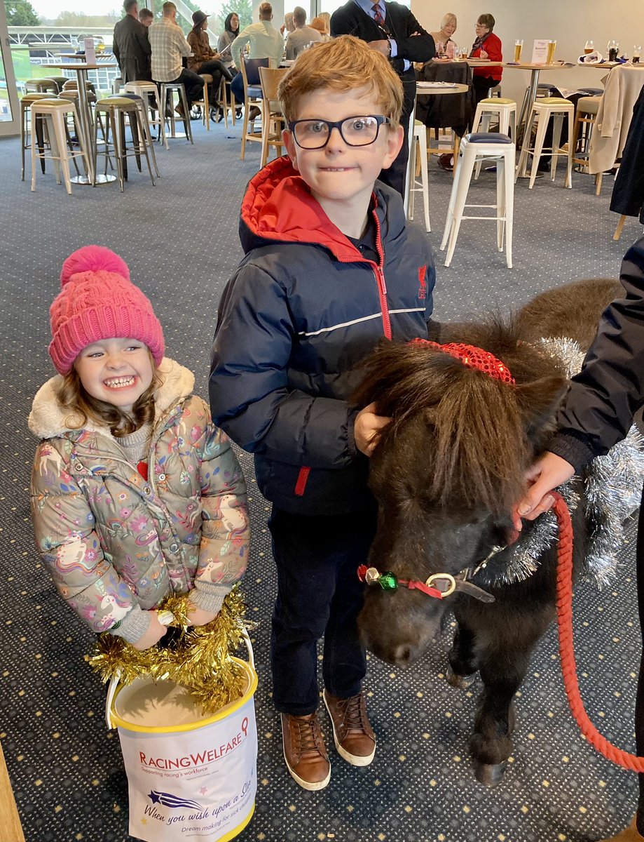 JoFosterRacing's tweet photo. My little helpers took Yogi,our mini travel companion to @WetherbyRaces today &amp;raised £460 @Racingwelfare &amp; @whenyouwishUK
A day well spent for our placid Shetland #ponyinalift
@itvracing @RacingPost @BHAHorseracing @BBCLookNorth @SportingLife16 @YorkshireRacing @yorkshirepost https://t.co/5CUqPcCK24