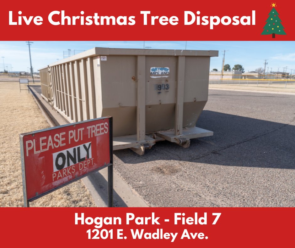 City of Midland on Twitter "Ready to get rid of your live Christmas