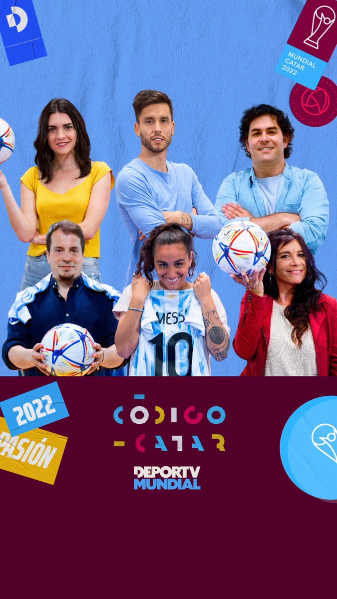 canaldeportv's tweet photo. AHORA 🏆🇦🇷 Programa especial de #CodigoCatar con lo mejor que dejó la Copa del Mundo.
🎙️ Con el análisis de @barbiroskin, @fedeyanez y @HernanJCVillar.
🔴 EN VIVO
📺 TV
📲 @SomosContar https://t.co/jNLlRwnT1v