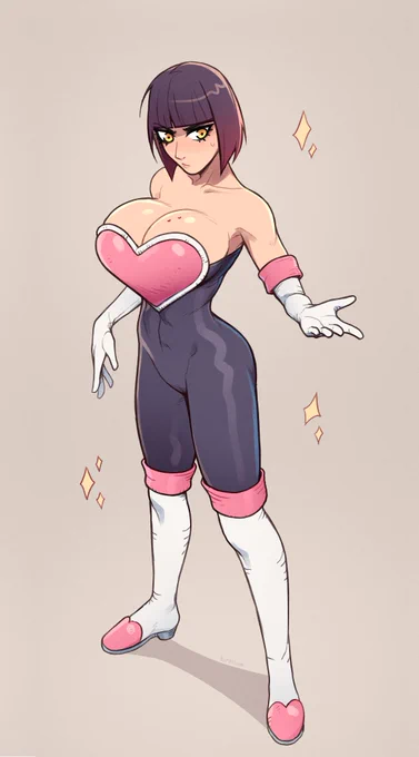 rouge-y elaynei asked my patrons in november to suggest outfits to draw elayne in and this was one of them. 