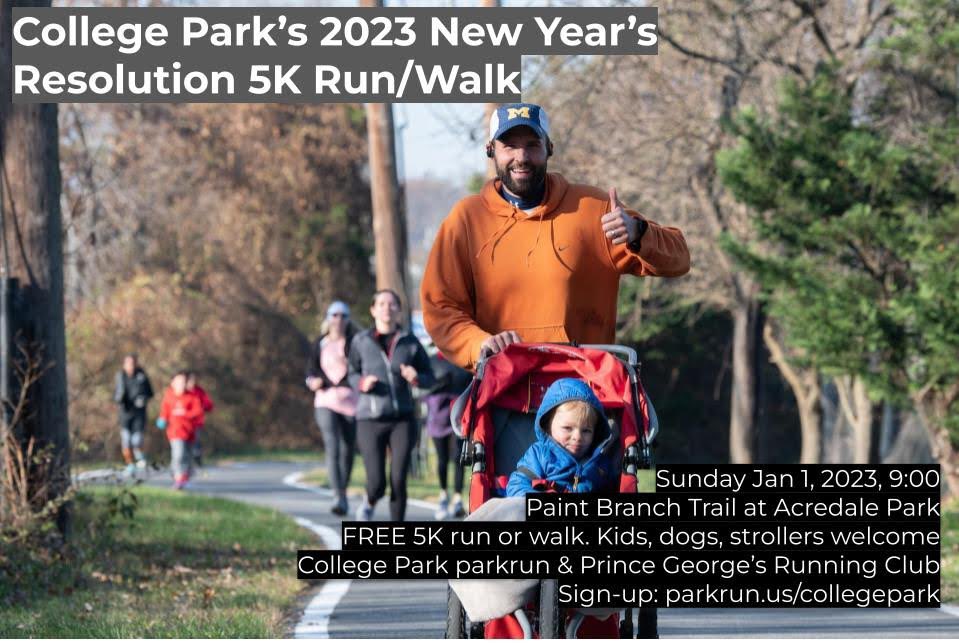 Join <a href="/collegeparkrun/">College Park parkrun</a> for the usual Saturday run AND Sunday this weekend!