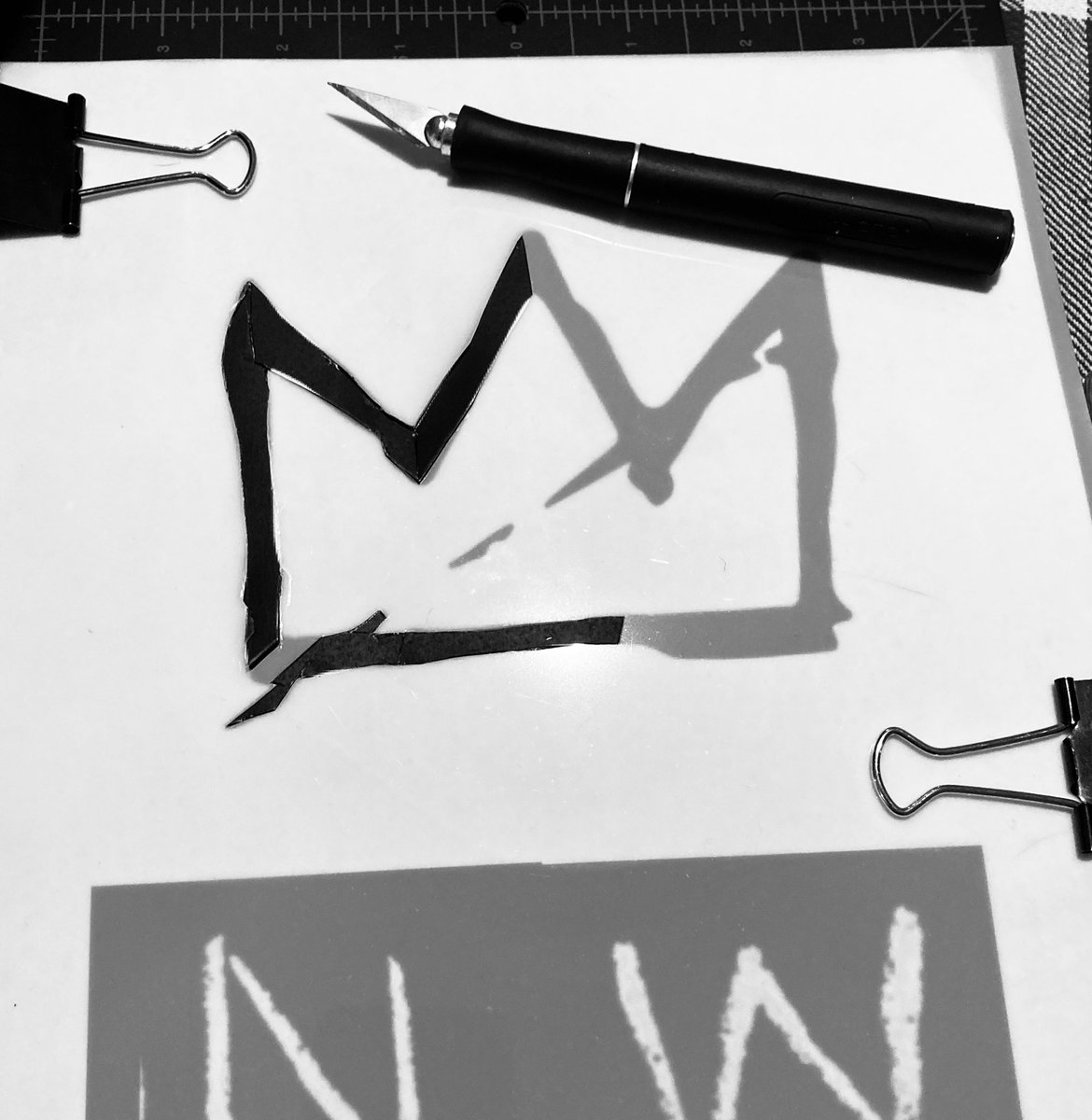 BlackFlagComix's tweet photo. Doing Basquiat shit 
#EVERLAST https://t.co/3wEHGexTaj
