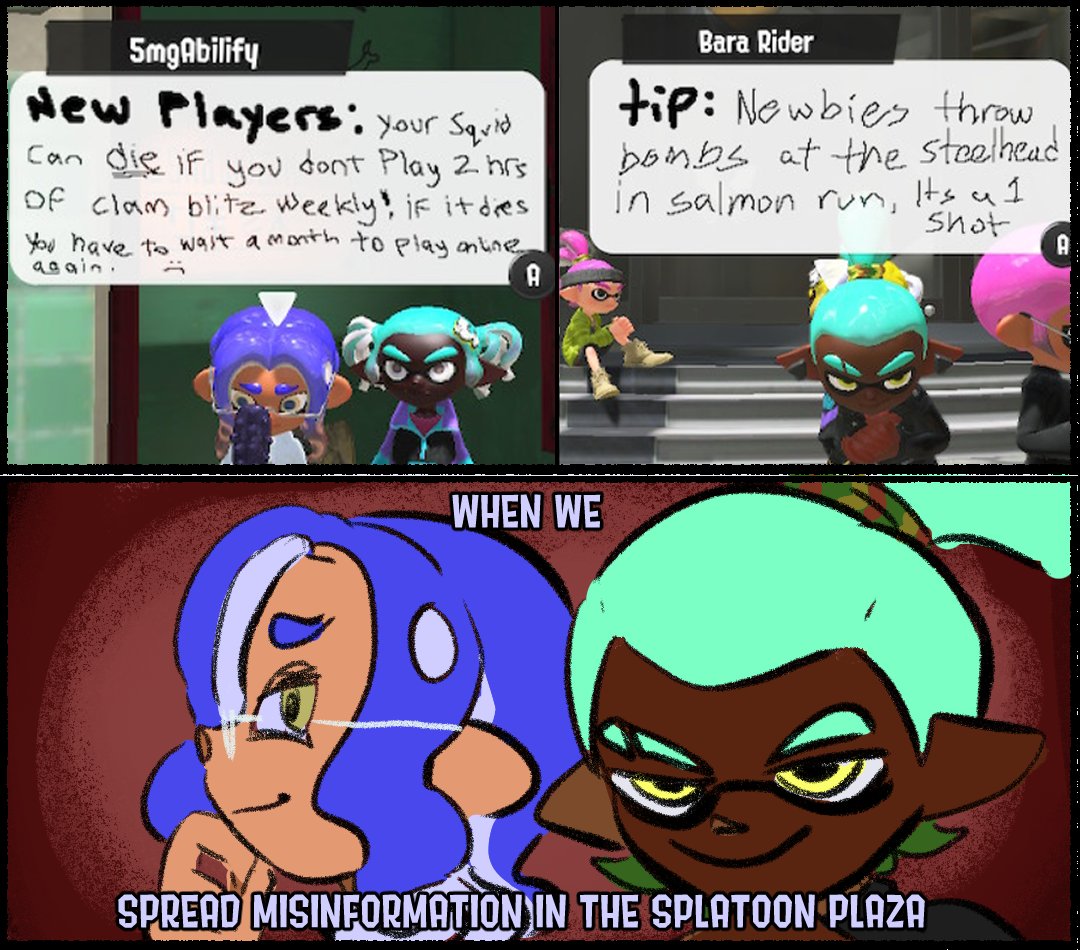 BIueWitch's tweet image. Totally can trust people in the plaza!