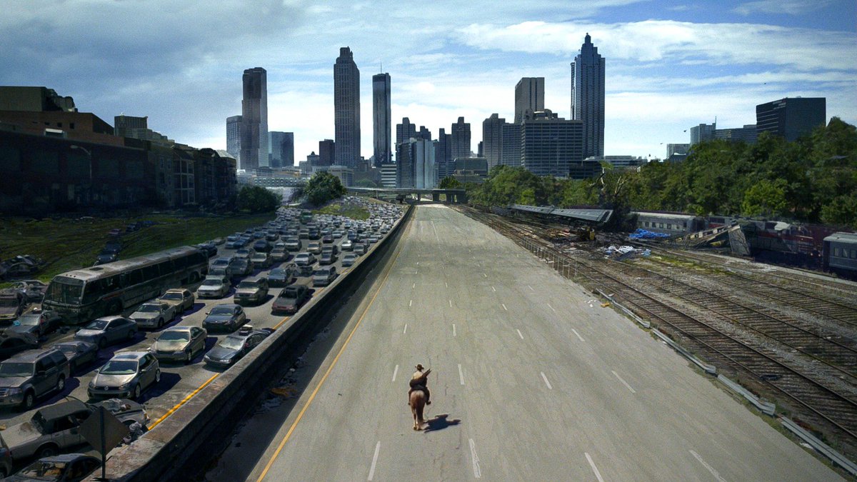 lovxtwd's tweet photo. iconic moments from every season of the walking dead; a thread:

season 1 https://t.co/dXzYnCRFPb