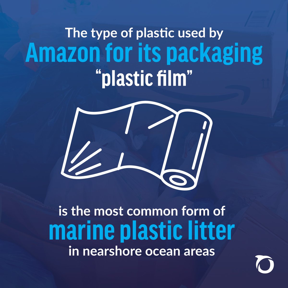 oceana's tweet photo. TAKE ACTION: @Amazon’s plastic pollution can be DEADLY to marine life. Our oceans deserve better than to be flooded with @Amazon’s plastic packaging waste. Tell @Amazon they must address their plastic problem: https://t.co/Q7FxfZO3J4 #PlasticFreeAmazon https://t.co/PFk9uwfWch