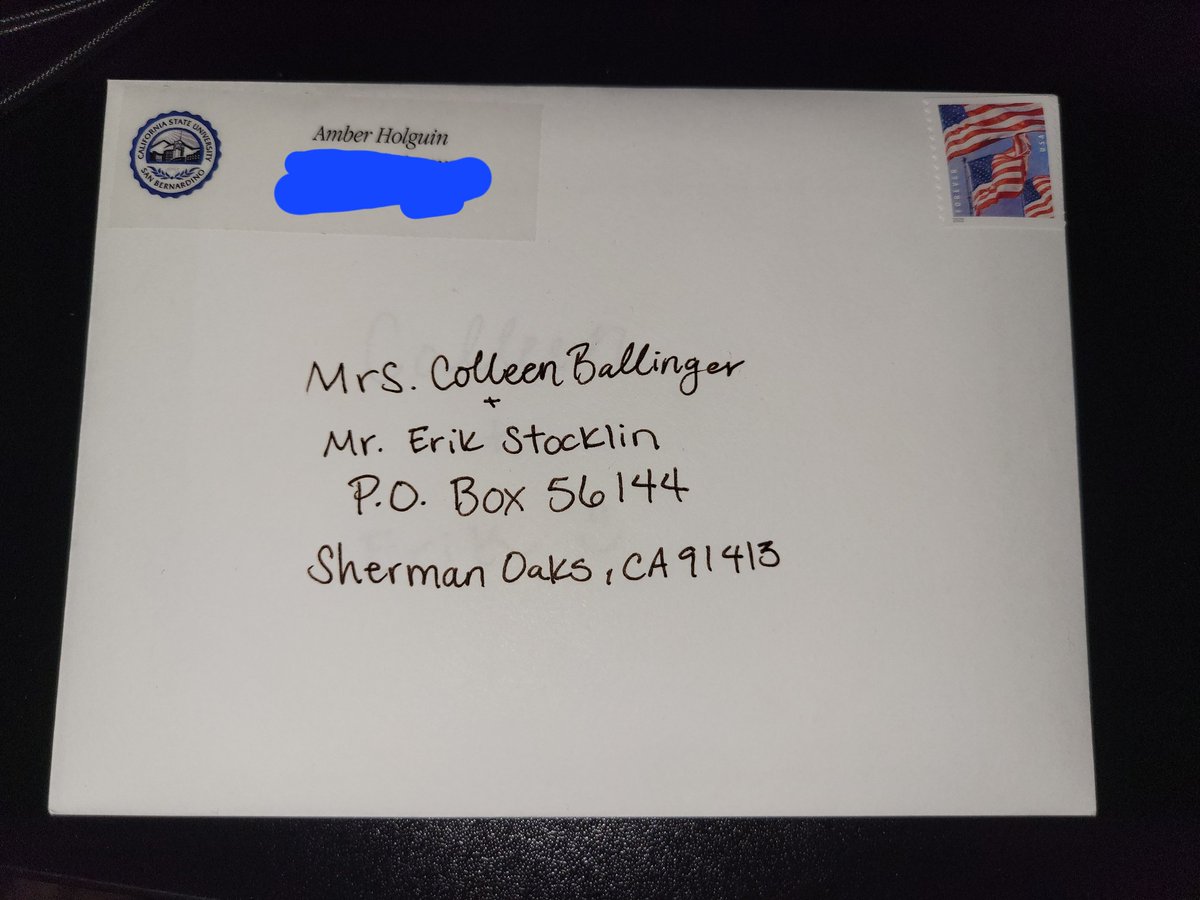 amber_holguin's tweet photo. @RELAX_Podcast @ColleenB123 @erik_stocklin Hope you guys get my letter soon sending it out to the P.O. Box today. A late Merry Christmas to you both 🎄❤️ https://t.co/Sa7zDp8zD0